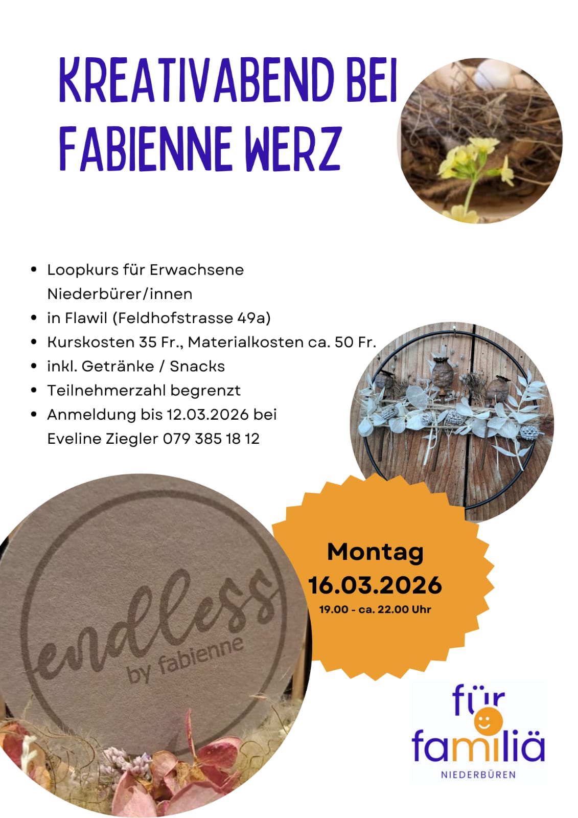 Kreativabend bei Fabienne Werz